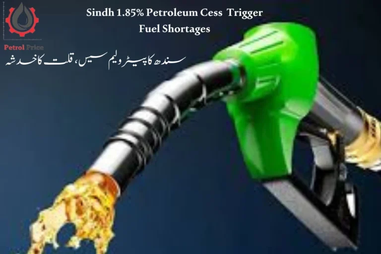 Sindh 1.85% Petroleum Cess May Trigger Fuel Shortages