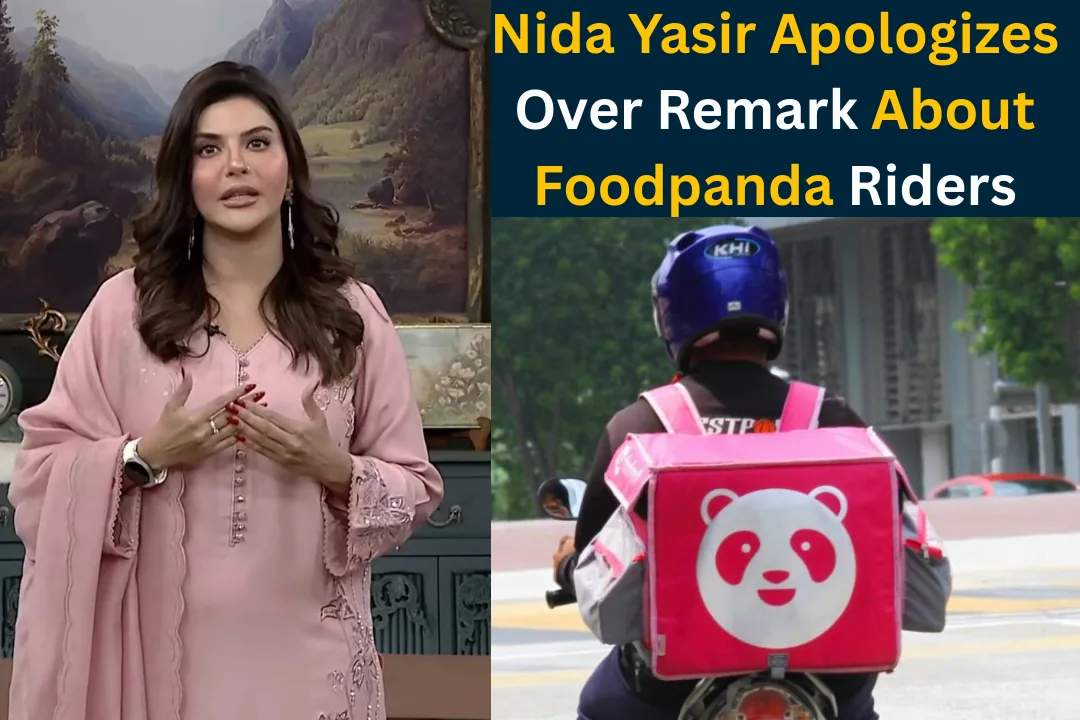 Nida Yasir Apologizes Over Remark About Foodpanda Riders