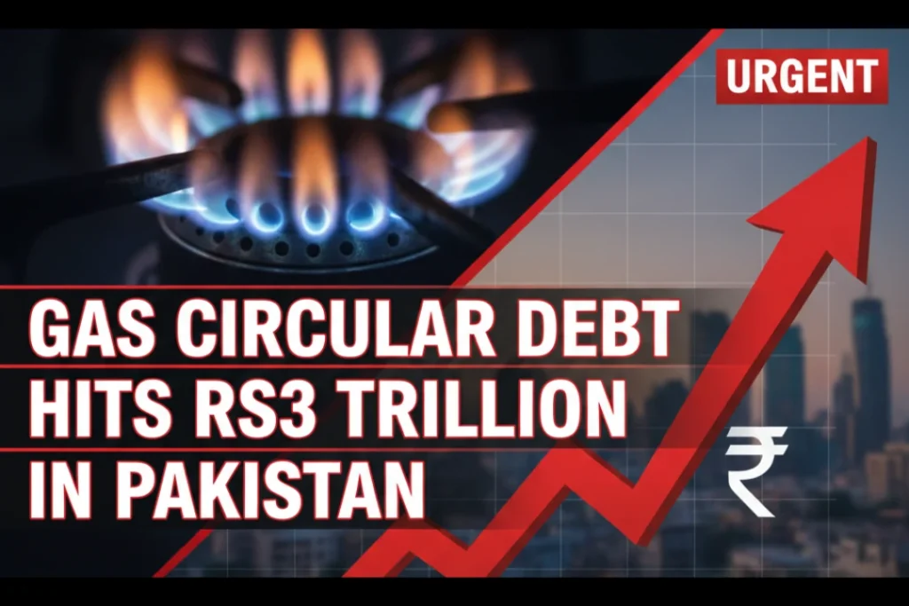 Gas circular debt hits Rs3 trillion in Pakistan