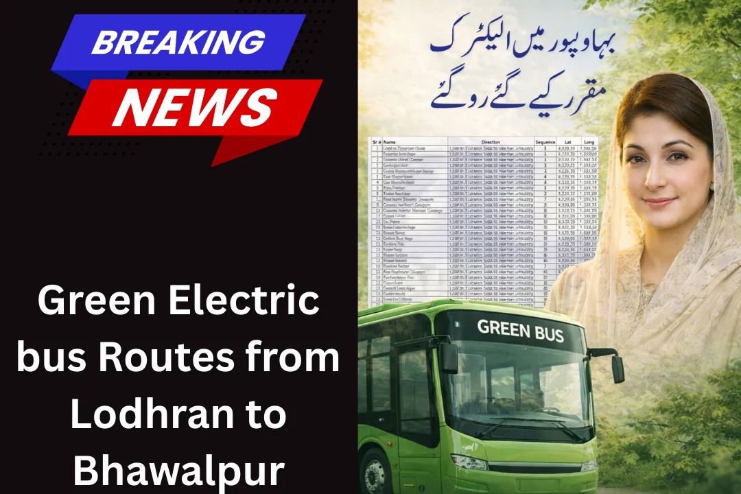 Green Bus Service and Routes in Bhawalpur