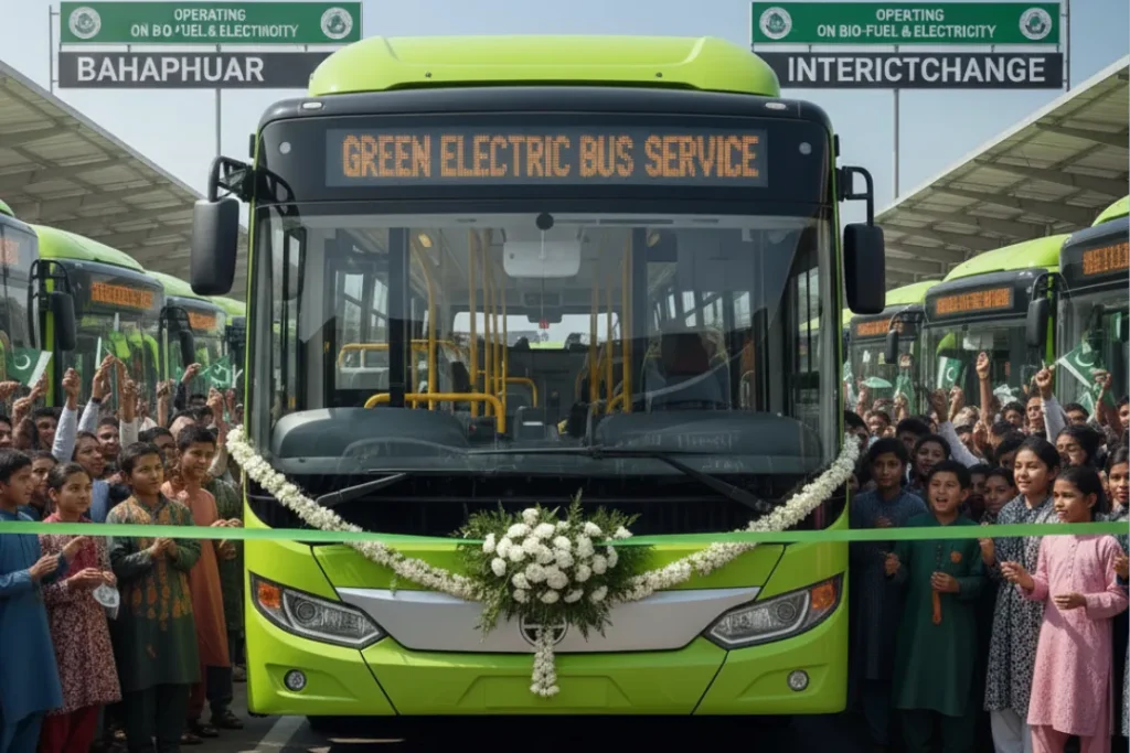 Green Electric Buses Start in Bahawalpur and Lodhran