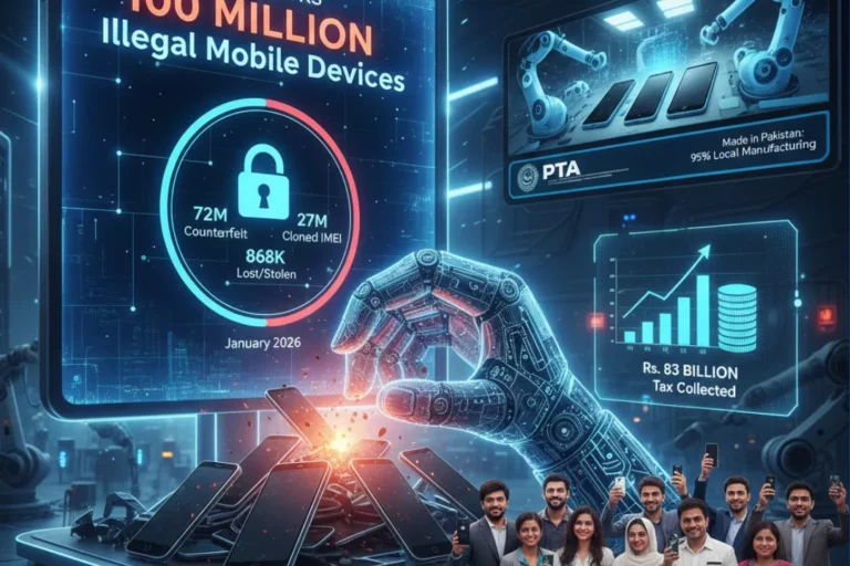 PTA Blocks 100 Million Illegal Mobile Devices