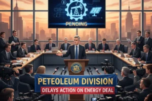 Petroleum Division Delays Action on Energy Deal