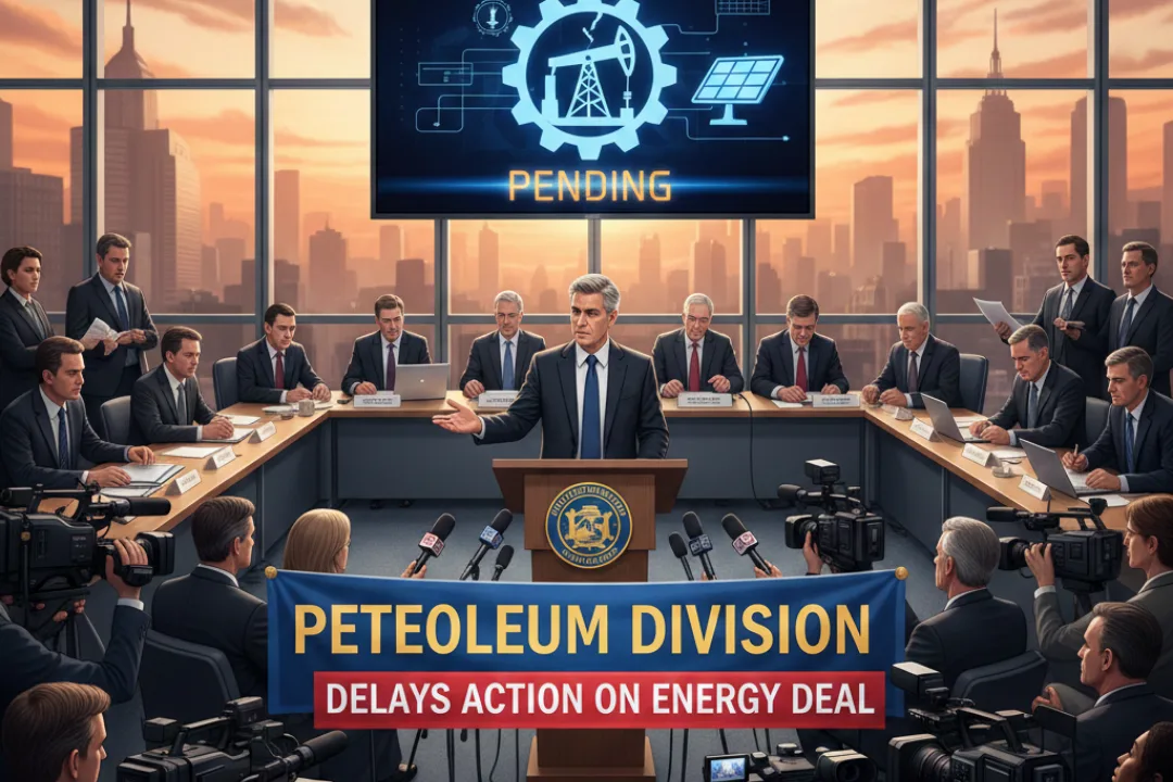 Petroleum Division Delays Action on Energy Deal