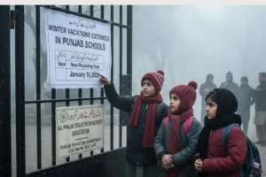 Winter Vacations Extended in Punjab Schools