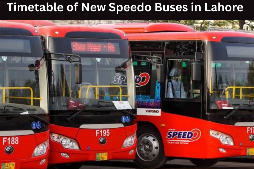 New Speedo Bus Route in Lahore 