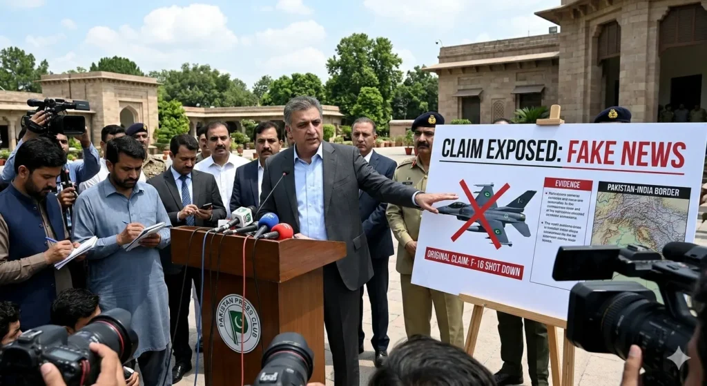 Pakistani F-16 Shot Down Claim Exposed as Fake