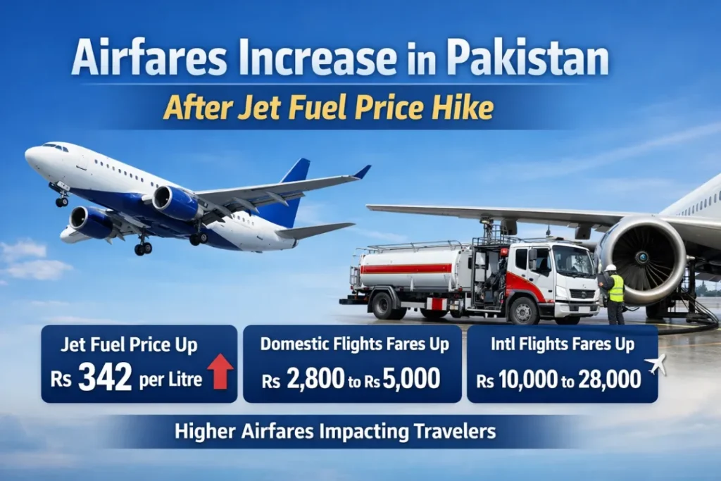Airfares Increase in Pakistan After Jet Fuel Price Hike