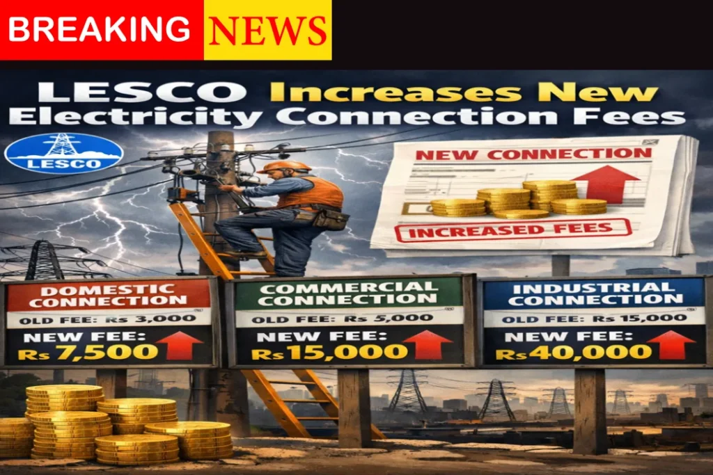 LESCO Increases New Electricity Connection Fees