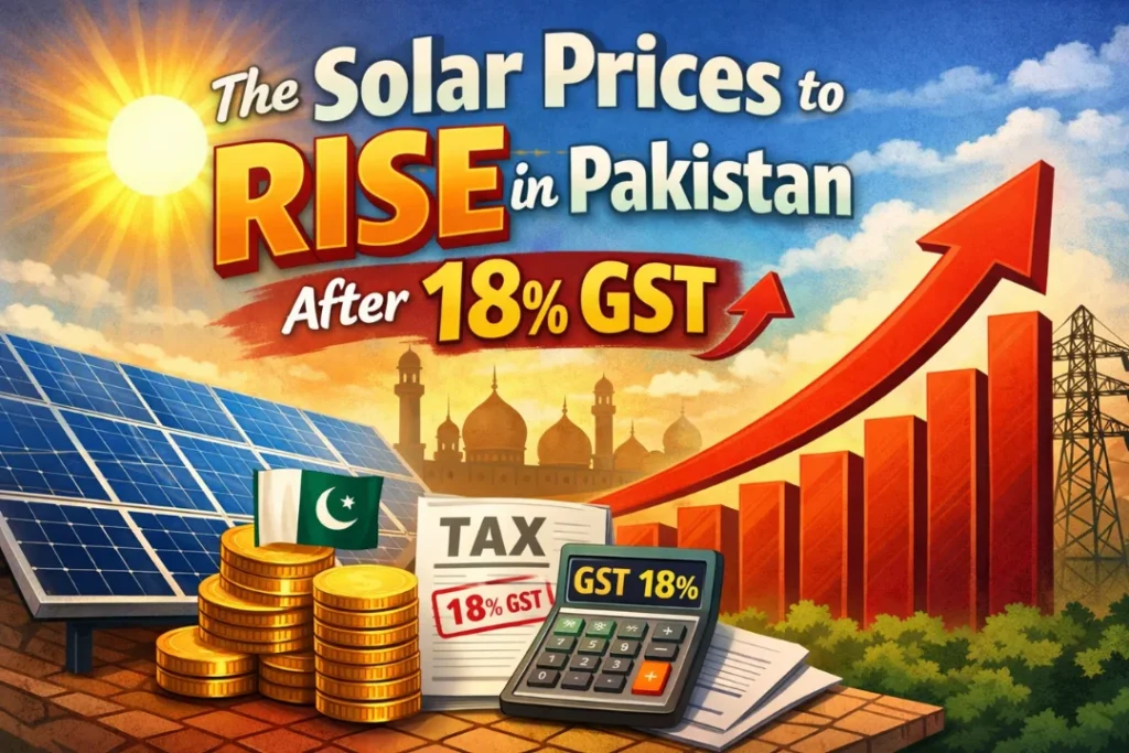 Solar Prices to Rise in Pakistan After 18% GST