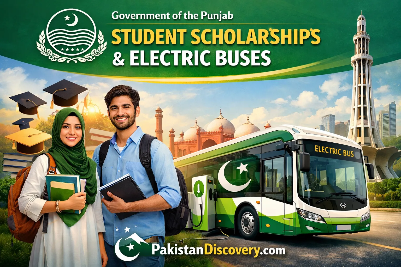 Punjab Launches Student Scholarships & Electric Buses 