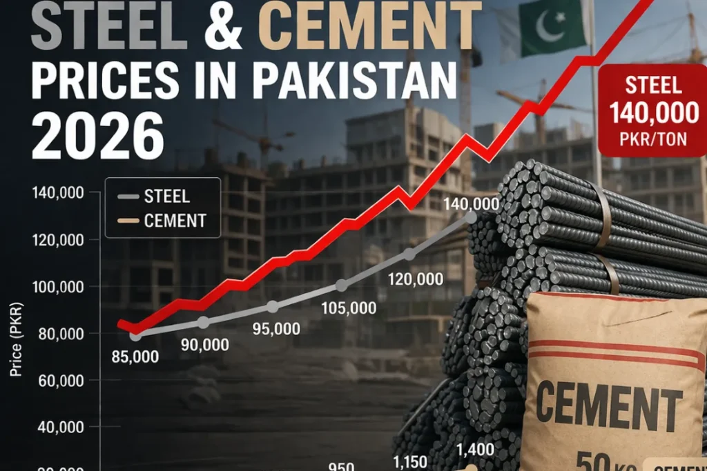 Steel Cement Prices in Pakistan 2026