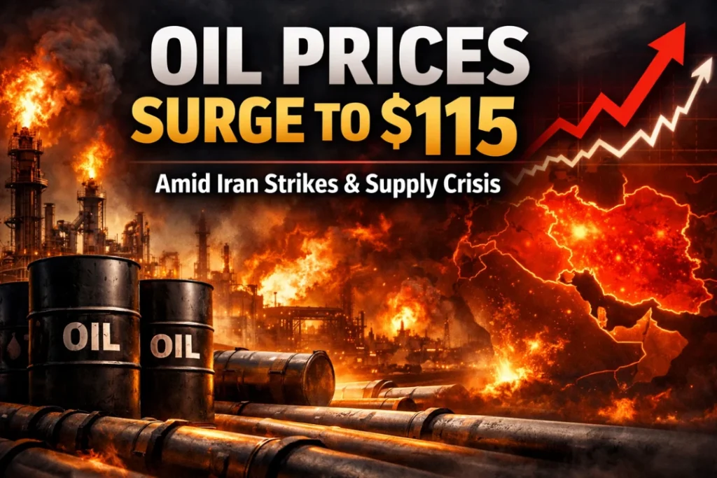 Oil Prices Surge to $115 Amid Iran Strikes