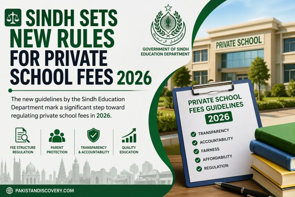 Sindh Sets New Rules for Private School Fees 2026