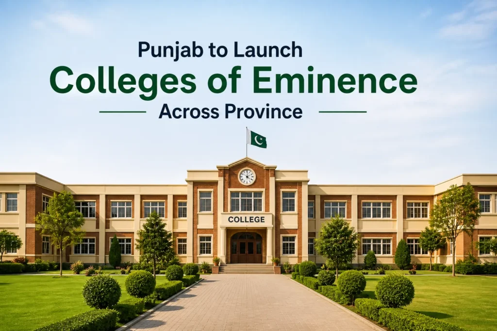 Punjab to Launch Colleges of Eminence Across Province 