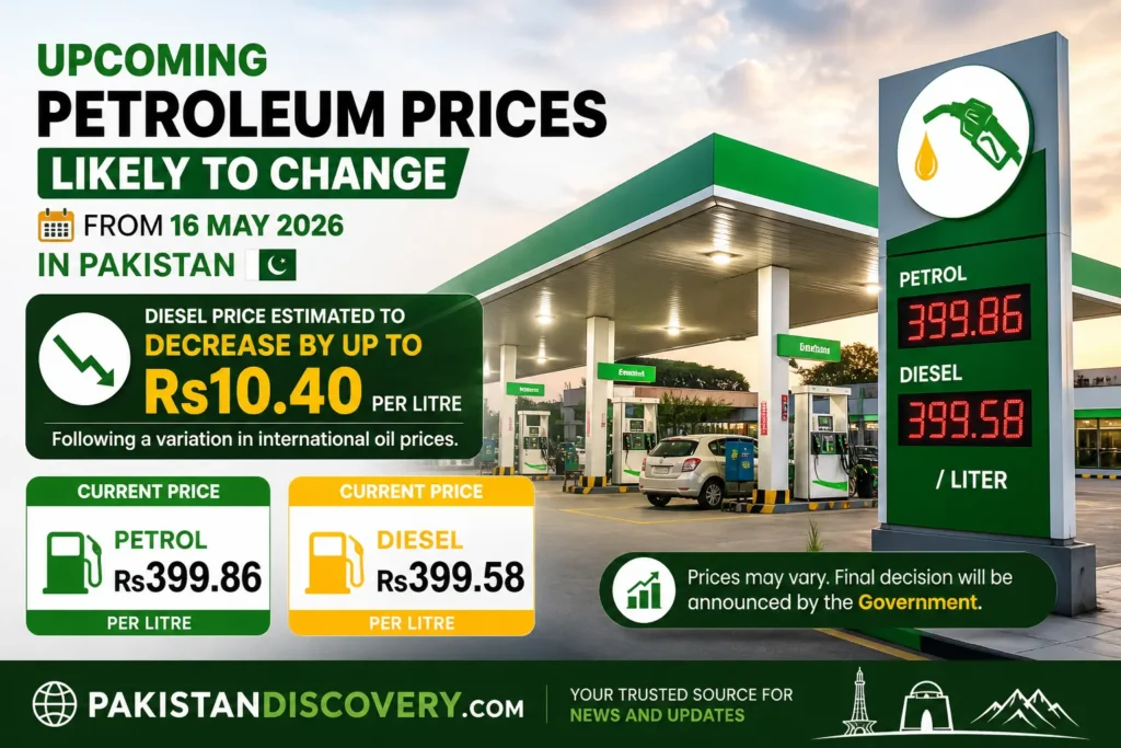 Upcoming Petroleum Prices Likely to Change from 16 May 2026
