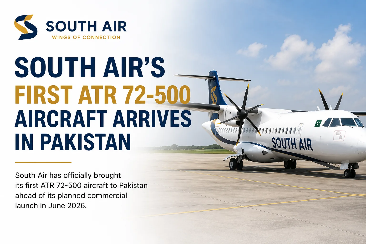 Pakistan Welcomes South Air’s First Passenger Aircraft 